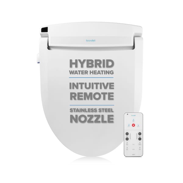 Swash Select BL97 Remote Controlled Bidet Seat, Elongated White